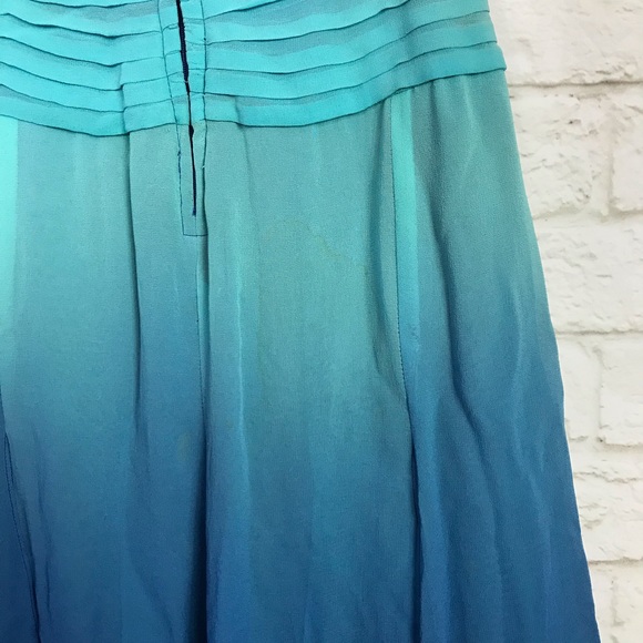 Lillie Rubin Ombré Silk Asymmetrical Cocktail Gown - Picture 8 of 8